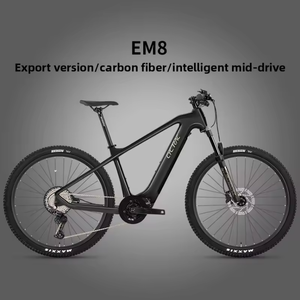 Vélo Électrique Tout-Terrain EM8 en Fibre de Carbone, Moteur Brushless M560 48V500W, Couple de 140Nm, Vitesse Max. 45km/h, Batterie Lithium 14Ah, Vélo Électrique de Sport et d'Aventure EM8 48V 14Ah - Product Image 3