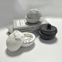 Décoration de la maison et de la voiture, poudre de plâtre écologique, pierre aromatique lunaire, diffuseur d'huile parfumée, désodorisant d'air