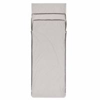 Housse de sac de couchage rectangulaire portable 3 saisons avec housse d'oreiller, drap de voyage doux et respirant pour adultes, idéal pour l'hôtel et le camping