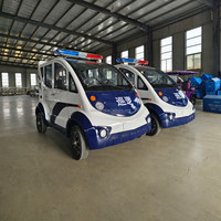 Véhicule de patrouille électrique certifié CE avec benne de chargement étendue 1,6 m 72 V 100 Ah pour chantier de construction