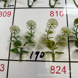 Plante aquatique artificielle en plastique, fleur de 10 cm, moulage par injection, décoration de mariage, décoration de la maison, décoration d'aquarium - Product Image 1