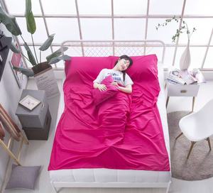 Sacco <span class=keywords><strong>a</strong></span> <span class=keywords><strong>Pelo</strong></span> Tipo Busta in Poliestere 3 Stagioni Traspirante Ecologico Leggero per Campeggio Viaggi Casa Lenzuolo Unisex - Product Image 6