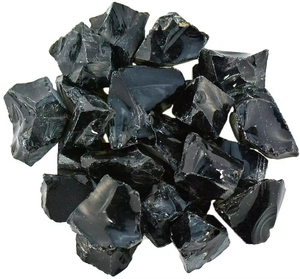 Cristaux d'obsidienne naturels noirs/rouges/argentés/dorés/aura en gros, pierres brutes non polies, pierres de guérison pour la décoration - Product Image 4