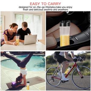 मिनी ब्लेंडर पोर्टेबल रस ब्लेंडर साफ करने के लिए आसान के लिए बच्चे महिलाओं यात्रा मिनी ब्लेंडर - Product Image 6