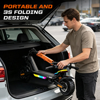 Nouvelle trottinette électrique tout-terrain RS20 2026, expédition rapide depuis l'entrepôt américain, 1200W, contrôle par application, fonction NFC, double suspension