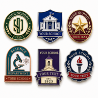 Ensemble de badges émaillés personnalisés multicolores pour les anniversaires de départ à la retraite et les récompenses honorifiques des départements scolaires