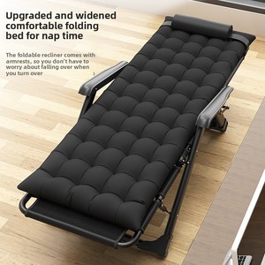 <span class=keywords><strong>Chaise</strong></span> de sieste pliante inclinable pour pause déjeuner, structure en acier, mobilier d'extérieur moderne et minimaliste, <span class=keywords><strong>chaise</strong></span> portable à dossier pour une assise relaxante - Product Image 4