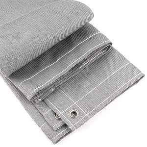 Hauteur 1m/2m gris soleil Shad Net 95% jardin Net <span class=keywords><strong>balcon</strong></span> écran de confidentialité Patio toit extérieur perforé épaissi Protection de la vie privée - Product Image 4