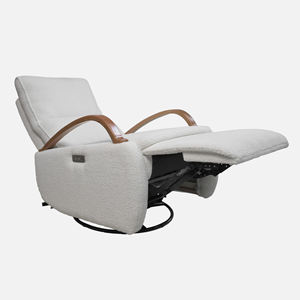 <span class=keywords><strong>Fauteuil</strong></span> de salon en cuir blanc pour la maison, canapé électrique, <span class=keywords><strong>fauteuil</strong></span> en bois - Product Image 4