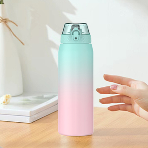 Stainless Steel Hot And Cool 750ml Water <b>Bottle</b> Sport Thermal Insulated Water <b>Bottle</b> - Product Image 5