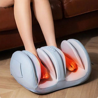 2026 LEMESY Elektrische Shiatsu-Massage-Maschine mit Wärme, Vibration, Blutzirkulationsförderung, Fernbedienung und Airbag-Massage für die Füße