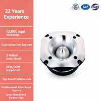 Tweeter Aluminium Berkualitas Tinggi 600W Dua Arah, Unit Upgrade Sistem Suara Treble High Fidelity Langsung dari Pabrik
