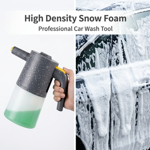 Pistola de Espuma Eléctrica Recargable, Lavado con Espuma Fácil con Funcionamiento Silencioso, Sin Necesidad de Presión, Rociador de Espuma para Automóvil, Batería de 2000 mAh, Gris - Product Image 5