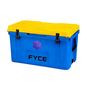Caixa Térmica Moderna Rotomoldada em PE <span class=keywords><strong>80L</strong></span> com Logotipo Personalizado e Estampa de Desenho Animado, Retenção de Gelo por 7 Dias, Armazenamento de Vinho e Alimentos para Viagens ao Ar Livre - Product Image 1