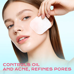 Almohadillas de algodón para eliminar el acné con ácido salicílico de marca privada IREV, 80 tabletas, hidratantes y calmantes para la piel con acné, almohadillas de algodón OEM para limpieza de la piel. - Product Image 2