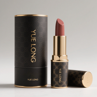 Boîtes personnalisées pour rouges à lèvres, étuis en carton haut de gamme, cosmétiques de luxe, maquillage, rouge à lèvres mat rouge, tube en papier