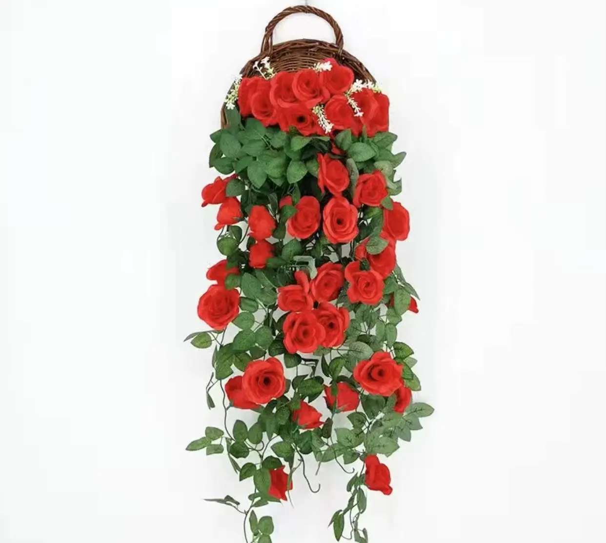 New Product High Quality Ideas Best Sale Home With Rattan Hanging Basket For Plants