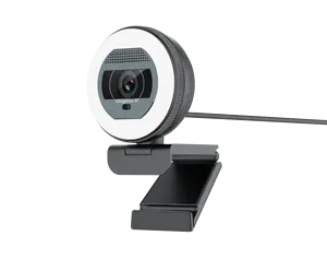 1920 1080P FHD веб-камера, веб-камера 1080P 60fps, веб-камера с кольцевым светом для ПК, USB веб-камера с микрофоном