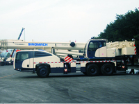Grue de camion multifonctionnelle à bras télescopique de 25 tonnes, manipulateur de blocs, vente chaude SINOMACH TTC025G-V/STC500E