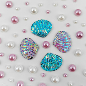 Autocollants pour le <span class=keywords><strong>visage</strong></span> en strass brillants style fée rêveuse, étoile, lune, coquille, décorations faciales 3D scintillantes pour le maquillage de fête - Product Image 6
