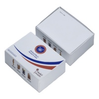 Cartes à jouer de poker en PVC lisse et imperméable imprimées avec logo personnalisé, papier de haute qualité, dans une boîte en plastique élégante