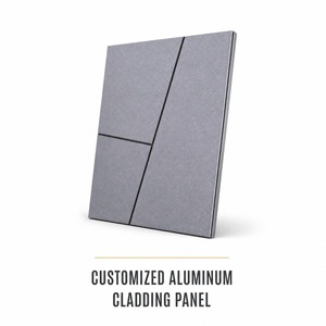Panneaux de mur rideau en aluminium modernes pour la décoration intérieure des centres commerciaux, anti-corrosion - Product Image 1