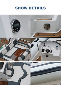 Yacht de croisière de luxe HAOHAI en fibre de verre avec moteur hors-bord, longueur 730 cm, logo personnalisé - Origine Shandong - Product Image 6