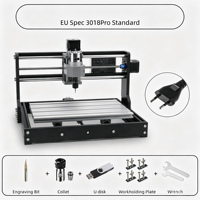 Machine de gravure et de découpe CNC 3018 Pro, graveur laser pour le bois et l'acrylique, machine de gravure, livraison directe d'usine
