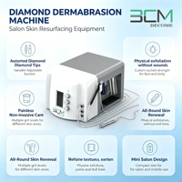 Appareil de dermabrasion au diamant professionnel pour les soins du visage en salon et spa