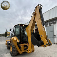 Chargeuse-pelleteuse Caterpillar 416F 416F2 420F d'occasion, fiable, faible kilométrage, 4x4, d'origine, pour projets de construction routière