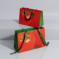 Sac shopping en papier blanc personnalisé avec poignée en ruban satiné pour emballage de boutique de détail avec impression de logo
