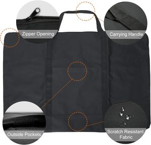 Estuche de almacenamiento de cartera duradero plegable de lona de arte Oxford ligero con cierre de cremallera para bolsa organizadora de productos para bebés - Product Image 6