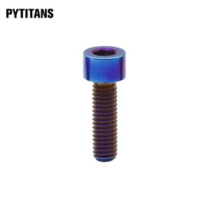 Boulons à tête hexagonale en titane, filetage M8, longueur 18 mm, modification de moto, <span class=keywords><strong>voiture</strong></span> <span class=keywords><strong>électrique</strong></span> - Product Image 1