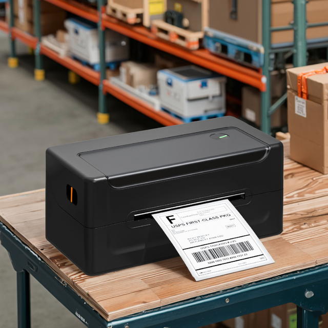MHT-L1081 4x6 Shipping Label Printer Thermal Inkless Barcode Sticker Printer for Laptop Small Desktop Labeling Machine