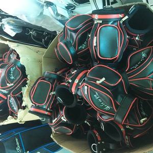 Bolsa de Golf Mini de Cuero para Botella de Vino con Cierre de Cremallera, Logotipo Personalizado, Diseño Impermeable Genuino para Adultos - Product Image 2