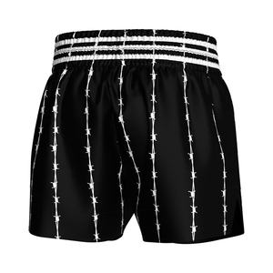 Shorts de kick-boxing Muay Thai pour combats en cage, performance maximale, fabriqués en tissu durable et soyeux. - Product Image 4