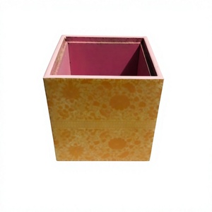 Eco-Friendly Customized MDF <b>Box</b> with <b>Floral</b> Pattern Handmade Decorative Storage Case for Home Tabletop Use Angel Theme - Product Image 1