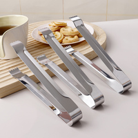 6 pinces à sucre en acier inoxydable, finition miroir polie, pinces à sucre dentelées, pinces à thé pour café, thé de l'après-midi, vaisselle de table