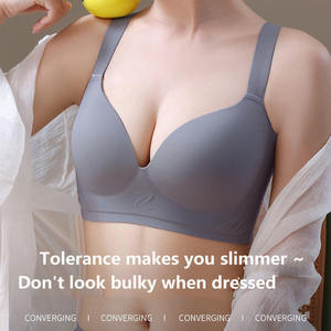 <span class=keywords><strong>Reggiseno</strong></span> <span class=keywords><strong>senza</strong></span> cuciture da donna, <span class=keywords><strong>senza</strong></span> ferretto, invisibile, tipo t-shirt, bralette push-up imbottito, comodo per tutti i giorni. - Product Image 2