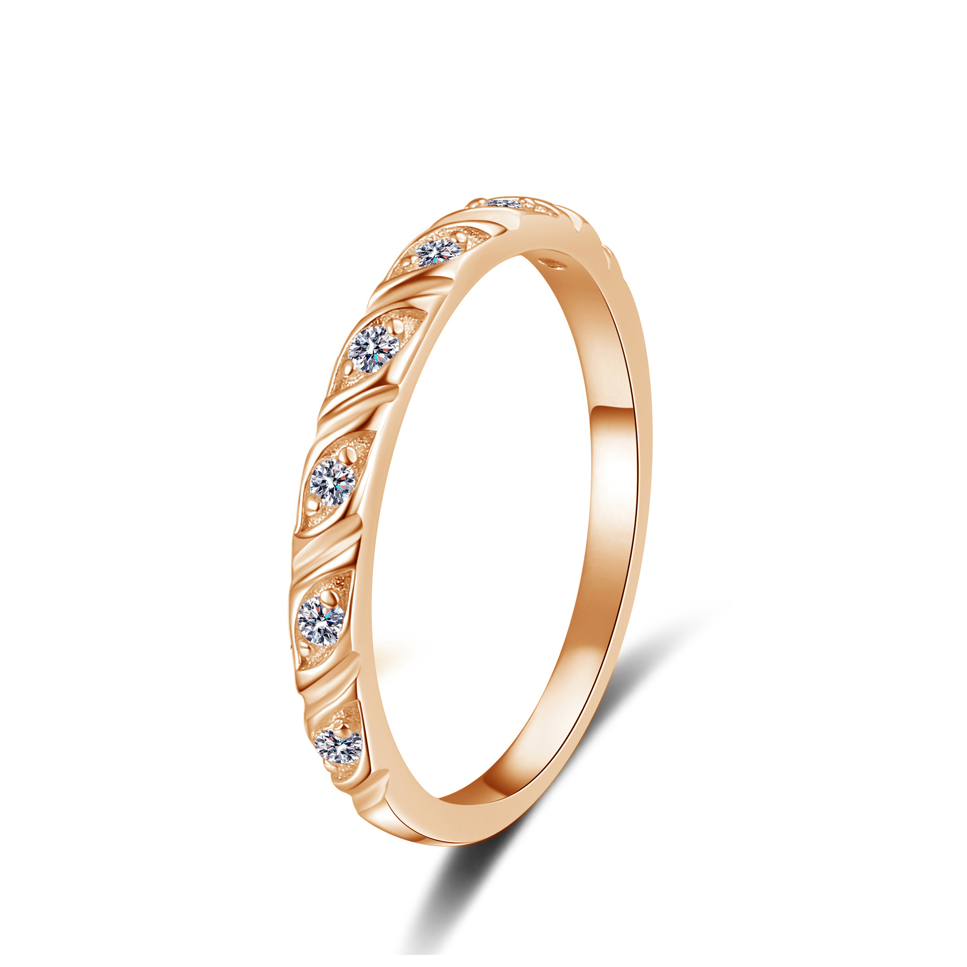 Champagne Gold Woman Ring
