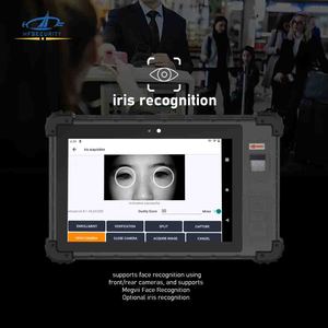 HFSecutiry FP08 Finger abdruck Mobile Handheld Tablet Iris Scanner Biometrisches Anwesenheit terminal mit kostenloser SDK-<span class=keywords><strong>API</strong></span> - Product Image 2