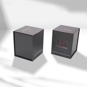 Caja de Cartón Rígido con Tapa Magnética Personalizada, Embalaje Elegante y de Lujo para Joyería, Cosméticos, Extensiones de Cabello y Pelucas, con Forro de Satén - Product Image 3