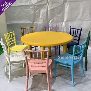 Hot Selling Stackable Wedding Event Banquet Furniture <b>Plastic</b> Resin Children Tiffany <b>Chairs</b> for Kids - Product Image 1