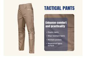 <span class=keywords><strong>Pantalon</strong></span> <span class=keywords><strong>de</strong></span> chasse et <span class=keywords><strong>de</strong></span> <span class=keywords><strong>randonnée</strong></span> <span class=keywords><strong>imperméable</strong></span> pour <span class=keywords><strong>homme</strong></span>, couleur kaki, <span class=keywords><strong>pantalon</strong></span> cargo tactique - Product Image 3