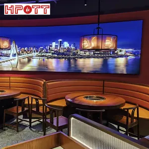 Chinees Restaurant Massief Hout Hotpot Eettafel Rond