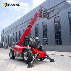 Hydrostatic Transmission HT4010 4000kg 10 Meter Telescopic Forklift Boom Forklift with Pilot Joystick <b>Control</b> and ROPS Cabin - Product Image 4