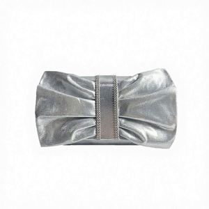 Designer Acrylic Square/Oval Shape Clutch Bag Gold Women Evening Party Bag Shiny Metal Shoulder Crossbody Bags <b>Small</b> <b>Purse</b> - Product Image 2