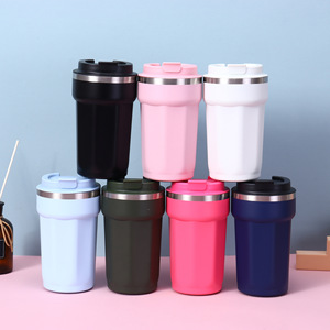 Seaygift Phong Cách Mới Bát Giác Thiết Kế 380Ml 510Ml Du Lịch Chân Không Cách Nhiệt Cốc Tùy Chỉnh Thép Không Gỉ Phích Cốc Cà Phê - Product Image 2