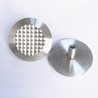 Bandes tactiles non réfléchissantes double face en acier inoxydable pour indicateurs de pavage, pour zones publiques, protection IP68