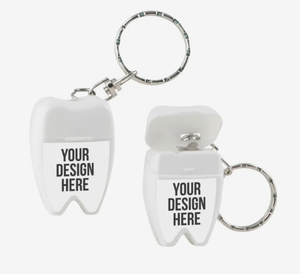 Llavero con Forma <span class=keywords><strong>de</strong></span> Diente con Logotipo Personalizado, Regalo Empresarial Corporativo, Artículo Promocional para el Cuidado <span class=keywords><strong>de</strong></span> la Higiene Bucal - Product Image 1